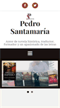 Mobile Screenshot of pedrosantamaria.com